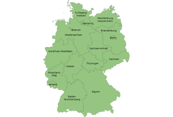 карта на германия с провинциите saisonarbeit in deutschland.de карта на германия с провинциите
